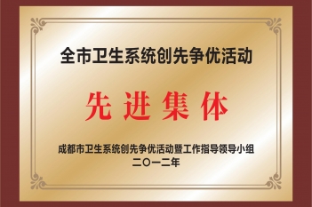 全市卫生系统创先争优活动先进集体