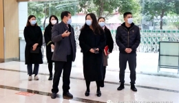 市卫健委老龄健康处到我院调研成华区老龄健康及医养结合服务工作